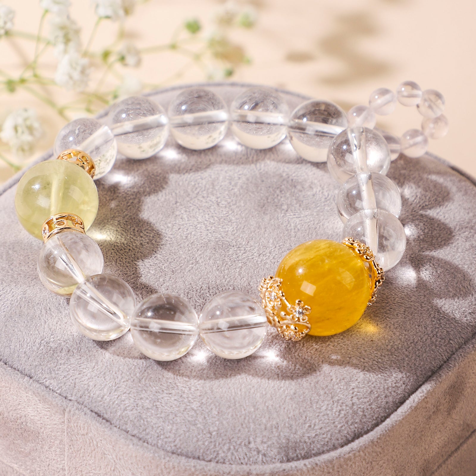 Irregular-Shaped Bead Bracelet